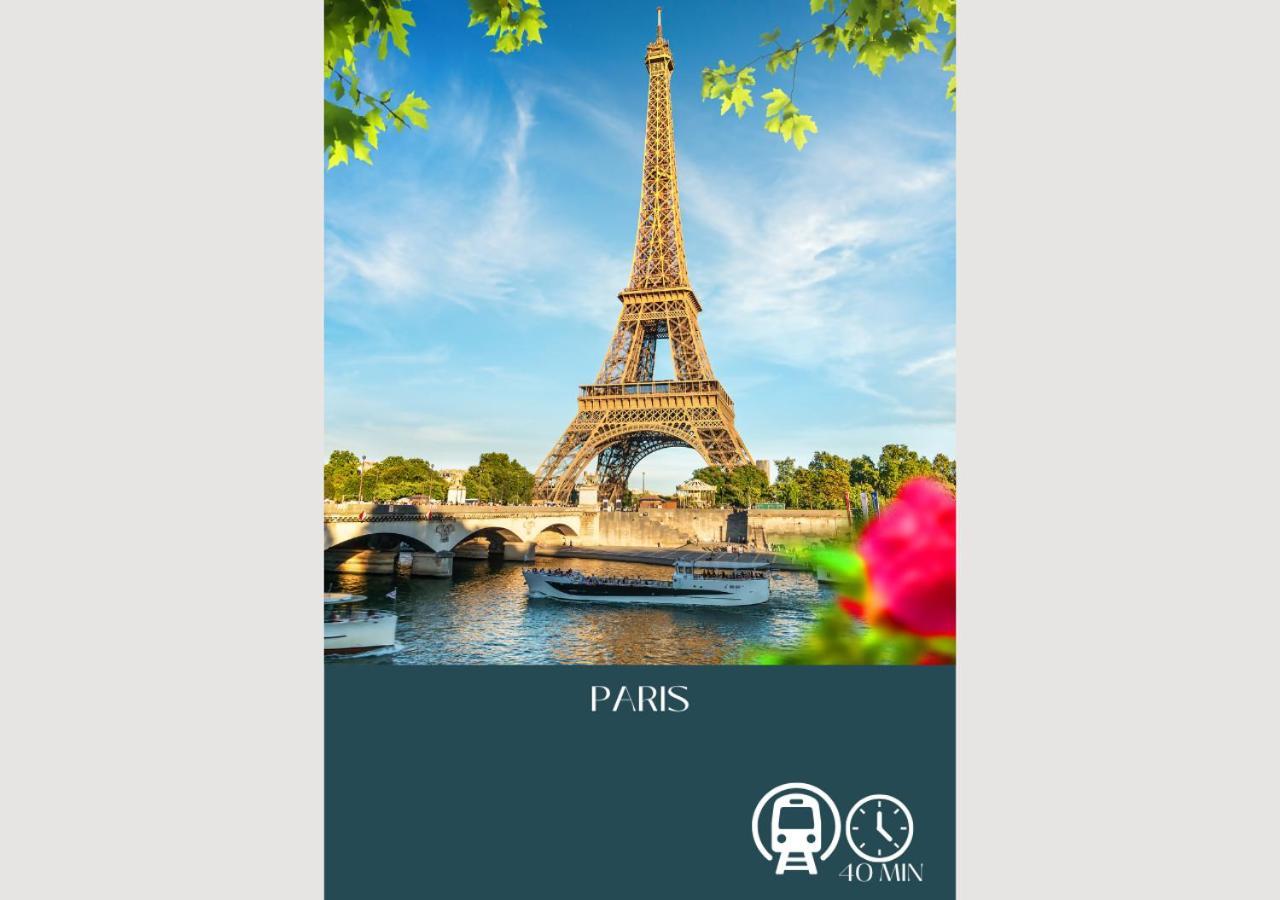 Appartement-Paris-Disney-Terrasse-Jardin-Parking Vaires-sur-Marne 외부 사진