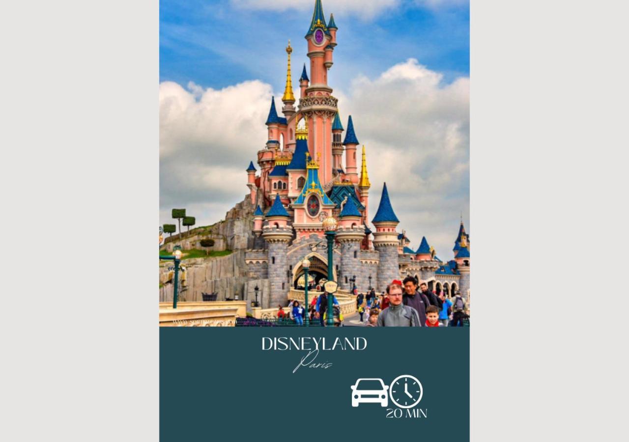 Appartement-Paris-Disney-Terrasse-Jardin-Parking Vaires-sur-Marne 외부 사진